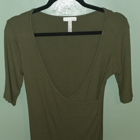 Olive Green top - Picture 2 of 6